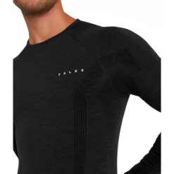 Sous-Vêtement Homme<Falke Sous-vêtement technique Wool Tech Longsleeve Black