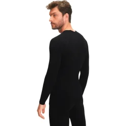 Clearance Sous-vêtement technique Maximum Warm LS Shirt Tight Fit Black Homme Sous-Vêtement Homme|Sous-Vêtements Thermiques