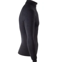 Sous-Vêtement Homme|Sous-Vêtements Thermiques<Falke Sous-vêtement technique Wool Tech Zip Shirt Regular Fit Black