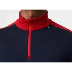 Sous-Vêtement Homme<Helly Hansen Sous-vêtement technique Lifa Merino Midweight 1/2 Zip 598 Navy