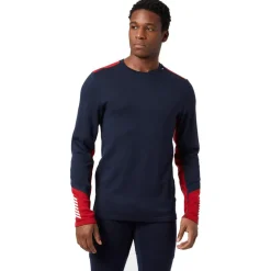 Sous-Vêtement Homme<Helly Hansen Sous-vêtement technique Lifa Merino Midweight Crew 598 Navy