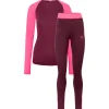 Outlet Sous-vêtement technique Kaia Set Wine Femme Sous-Vêtement Femme