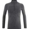 Sous-Vêtement Homme<Millet Sous-vêtement technique Drynamic Warm 1/2 Zip M Anthracite Grey