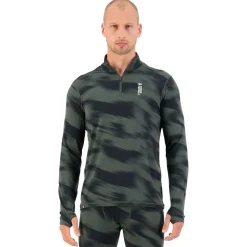 Sous-Vêtement Homme<Mons Royale Europe Sous-vêtement technique M's Cascade 1/4 Zip Rosin Motion