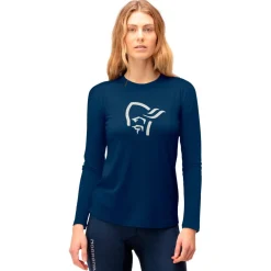 Discount Sous-vêtement technique PureUll Long Sleeve W's Indigo Night Femme Sous-Vêtement Femme