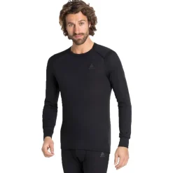 Sous-Vêtement Homme|Sous-Vêtements Thermiques<Odlo Sous-vêtement technique Active Warm Eco Top Ls Crew Neck Black Black