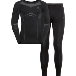 Sous-Vêtement Homme<Odlo Sous-vêtement technique Fundamentals Performance Warm Black Graphite Grey