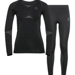 Sous-Vêtement Femme<Odlo Sous-vêtement technique Fundamentals Performance Warm Wmn Black Graphite Grey