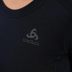 Discount Sous-vêtement technique Top Crew Neck L/S Merino 200 W Black Femme Sous-Vêtement Femme