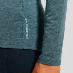 Sous-Vêtement Femme<Odlo Sous-vêtement technique Revelstoke Pw 150 Top W Provincial Blue Dark Sapphir