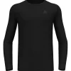 Hot Sous-vêtement technique Top Crew Neck L/S Merino 200 Black Homme Sous-Vêtement Homme