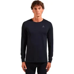 Hot Sous-vêtement technique Top Crew Neck L/S Merino 200 Black Homme Sous-Vêtement Homme