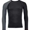Sous-Vêtement Homme<Ortovox Sous-vêtement technique 120 Comp Light Long Sleeve M Black Raven