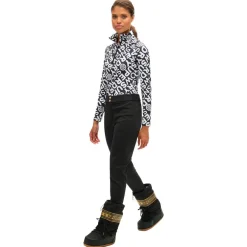 Hot Sous-vêtement technique Luxe Legging Snow Pant Black Femme Collant Technique|Sous-Vêtement Femme