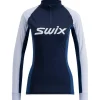 Hot Sous-vêtement technique Racex Classic Half Zip W Dark Navy Lake Blue Femme Sous-Vêtement Femme|Sous-Vêtements Thermiques