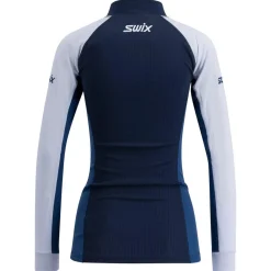 Hot Sous-vêtement technique Racex Classic Half Zip W Dark Navy Lake Blue Femme Sous-Vêtement Femme|Sous-Vêtements Thermiques