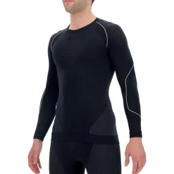 Sous-Vêtement Homme<Uyn Sous-vêtement technique Man Evolutyon Uw Shirt Lg Sleeve Blackboard Anthracite White