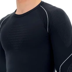 Sous-Vêtement Homme<Uyn Sous-vêtement technique Man Evolutyon Uw Shirt Lg Sleeve Blackboard Anthracite White