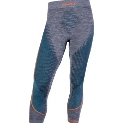 Collant Technique|Sous-Vêtement Homme<Uyn Sous-vêtement technique M Ambityon Pants Medium Black Melange Atlantic Orange Shiny