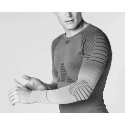 Sous-Vêtement Homme<X Bionic Code Sous-vêtement technique Invent Fx Shirt Ls Men Black Grey Light Grey