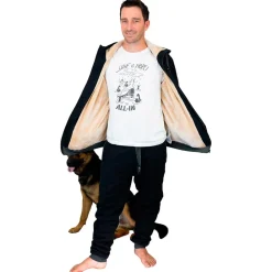 Online Sweat Hoodie Plush Black Sweat - Pull - Poncho