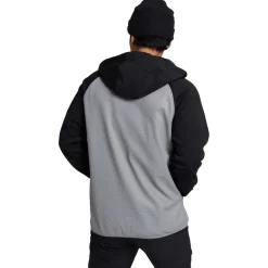 Sweat - Pull - Poncho<Burton Sweat Crown Weatherproof Full Zip Grey Heather True Black