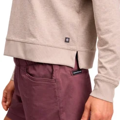 New Sweat d'escalade W Circuit Midlayer Hoody Moonstone Sweat Escalade|Vêtements Escalade