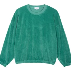 Sweat - Pull - Poncho<French Disorder Sweat Alba Éponge Deep Sea