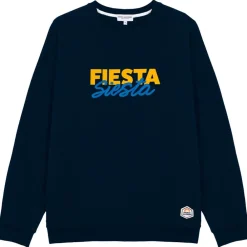 Sale Sweat Clyde Fiesta Siesta Tricotin Navy Sweat - Pull - Poncho