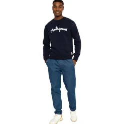 Sweat - Pull - Poncho<French Disorder Sweat Clyde Montagnard Tricotin Navy