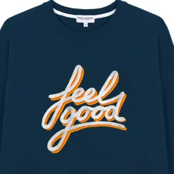 Best Sweat Lenny Feel Good Tricotin Stone Blue Sweat - Pull - Poncho