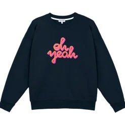 Sweat - Pull - Poncho<French Disorder Sweat Rosie Oh Yeah Tricotin Navy