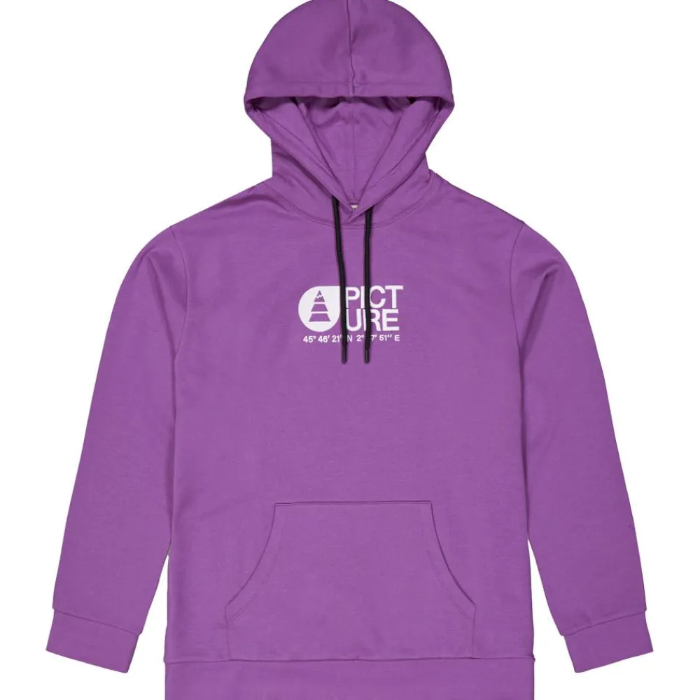 Sweat - Pull - Poncho<Picture Sweat Basement Hoodie Bright Magenta