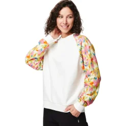 Sweat - Pull - Poncho<Picture Sweat Blayr Crew White