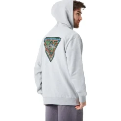 New Sweat Cailey Hoodie Grey Melange Sweat - Pull - Poncho