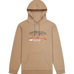 Online Sweat Dad & Son Panther Hoodie Dark Stone Sweat - Pull - Poncho