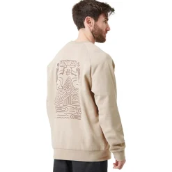 Sweat Terra Crew Plaza Taupe Sweat - Pull - Poncho