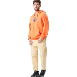 Discount Sweat Thru Eye Hoodie Dusty Orange Sweat - Pull - Poncho