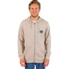 Sweat - Pull - Poncho<Rip Curl Sweat Aloha Hotel Zip Thru Hood Taupe