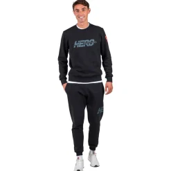 Sweat New Hero Crew Neck Black Sweat - Pull - Poncho