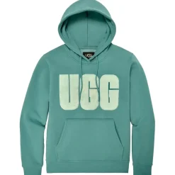 Sweat - Pull - Poncho<UGG Sweat Rey Fuzzy Logo Deep Ice