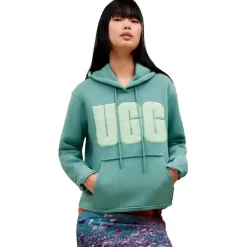 Sweat - Pull - Poncho<UGG Sweat Rey Fuzzy Logo Deep Ice