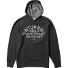 Hot Sweat Coastal Eco Po Hoodie Black Heather Sweat - Pull - Poncho
