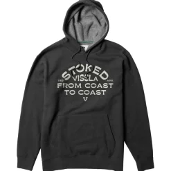Hot Sweat Coastal Eco Po Hoodie Black Heather Sweat - Pull - Poncho