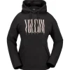 Sweat - Pull - Poncho<Volcom Sweat Essential Hoodie Women Black
