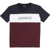 Tee Shirt<Animoz Tee-shirt Uzio Bleu Blanc Bordeaux