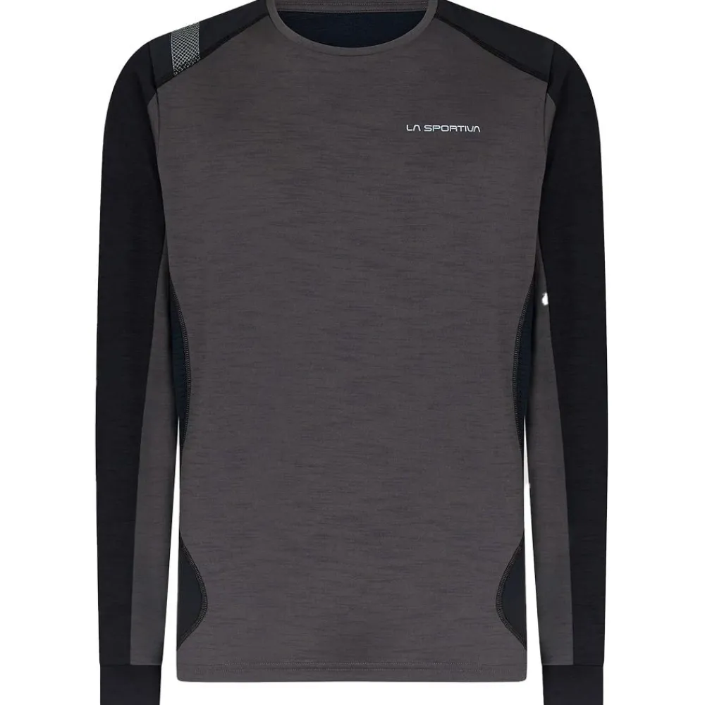 T-Shirt Randonnée<La Sportiva Tee-shirt de rando Beyond Long Sleeve M Carbon Black