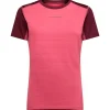 T-Shirt Randonnée<La Sportiva Tee-shirt de rando Sunfire T-Shirt W Rosebay Redwood