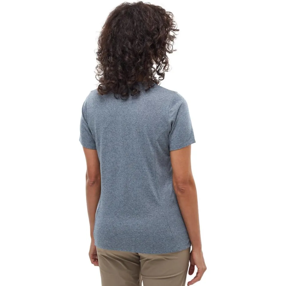 Clearance Tee-shirt de rando Seneca Heather Ts Ss W Navy Blue T-Shirt Randonnée