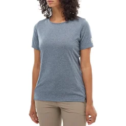 Clearance Tee-shirt de rando Seneca Heather Ts Ss W Navy Blue T-Shirt Randonnée